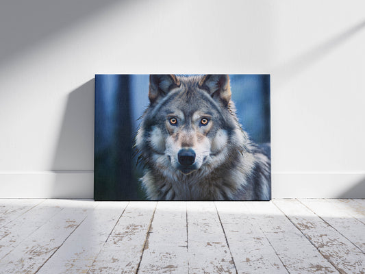 Silent Howl – Spirit of the Woods: Howling Wolf Art - Dramatic Animal Wall Hanging