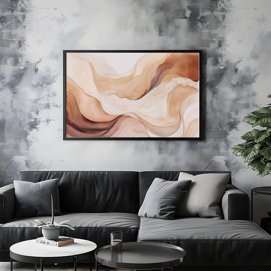 Natural Fade – Soft Abstract Print