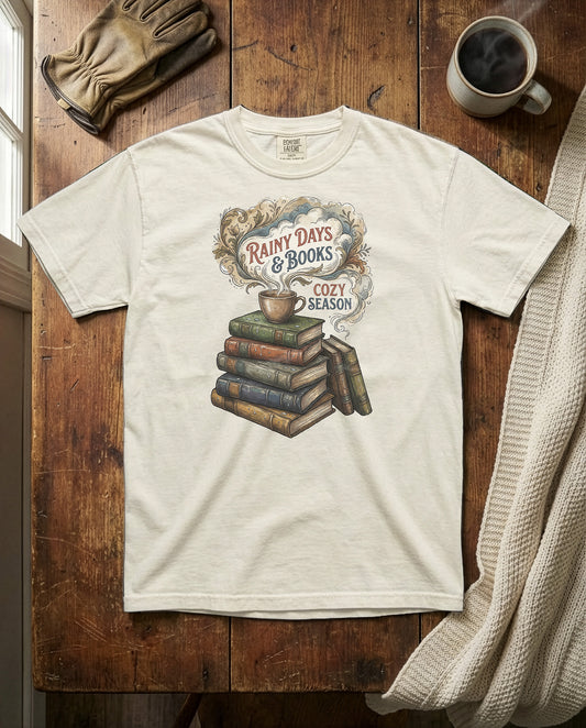 Rainy Read | Heavyweight Tee