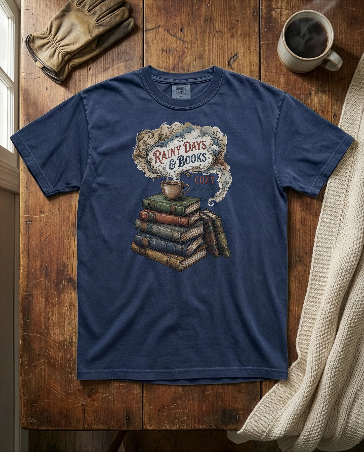 Rainy Read | Heavyweight Tee