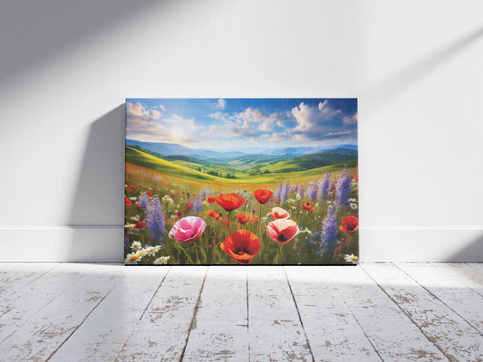 Spring Awakens – Wildflower Meadow Art