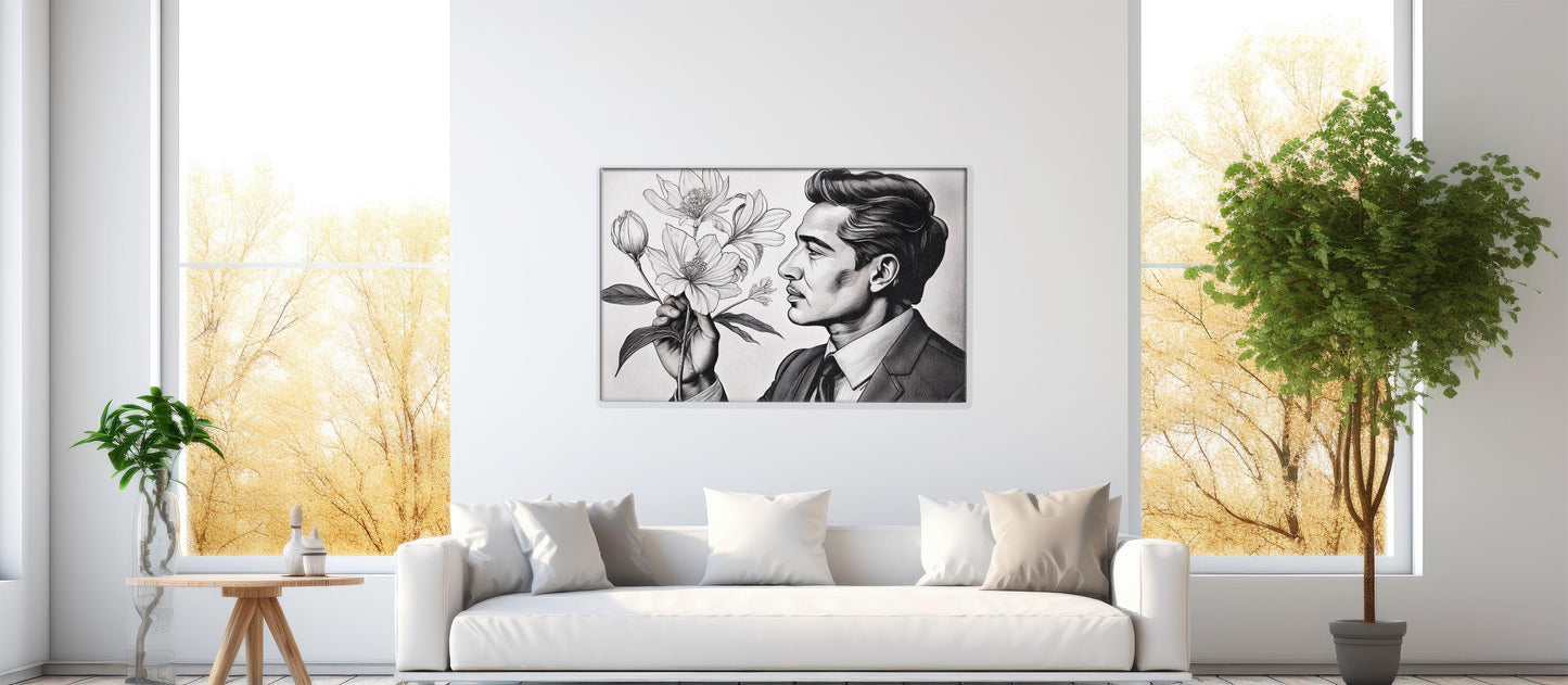 Bloom in Ink – Minimal Botanical Sketch