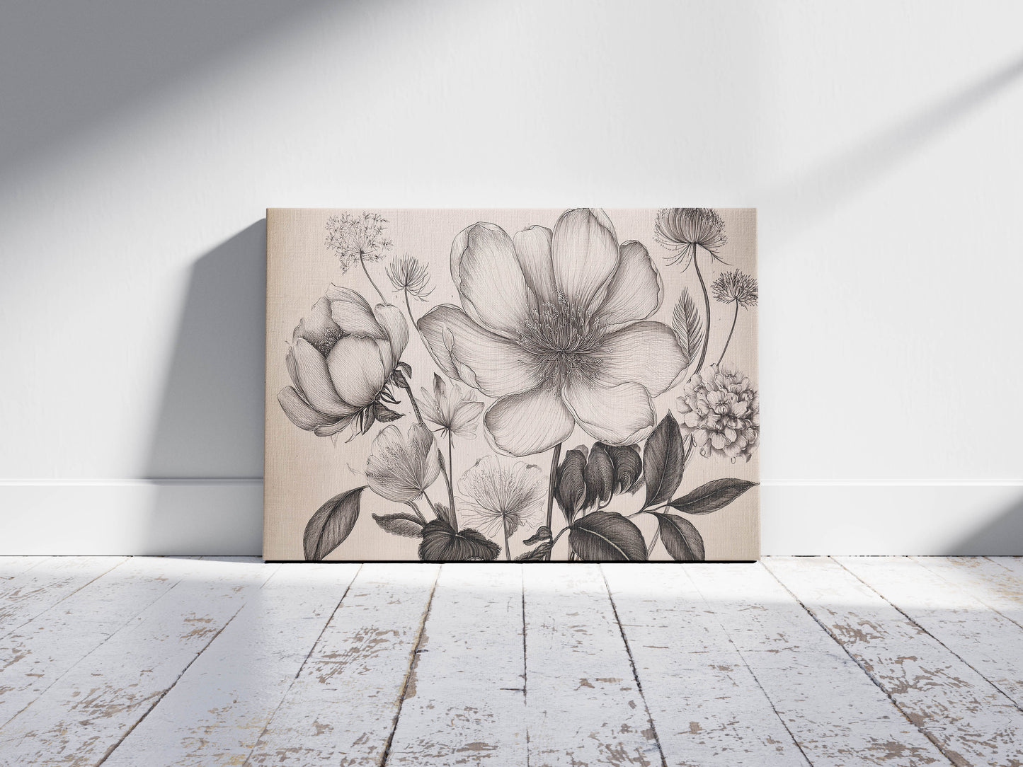Petal Lines โ Hand-Drawn Floral Art