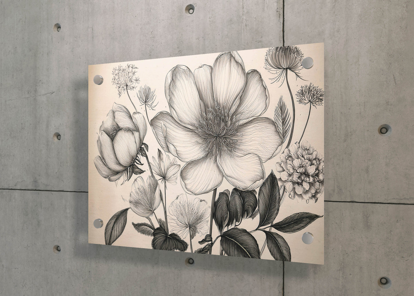 Petal Lines โ Hand-Drawn Floral Art