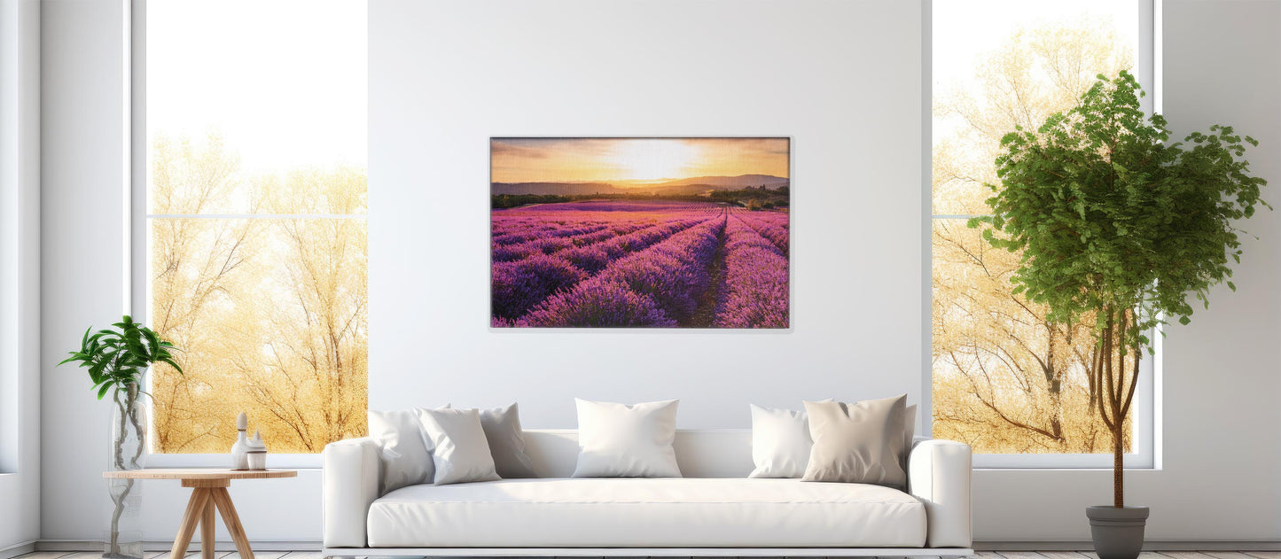 Scent of Summer – Lavender Landscape Print