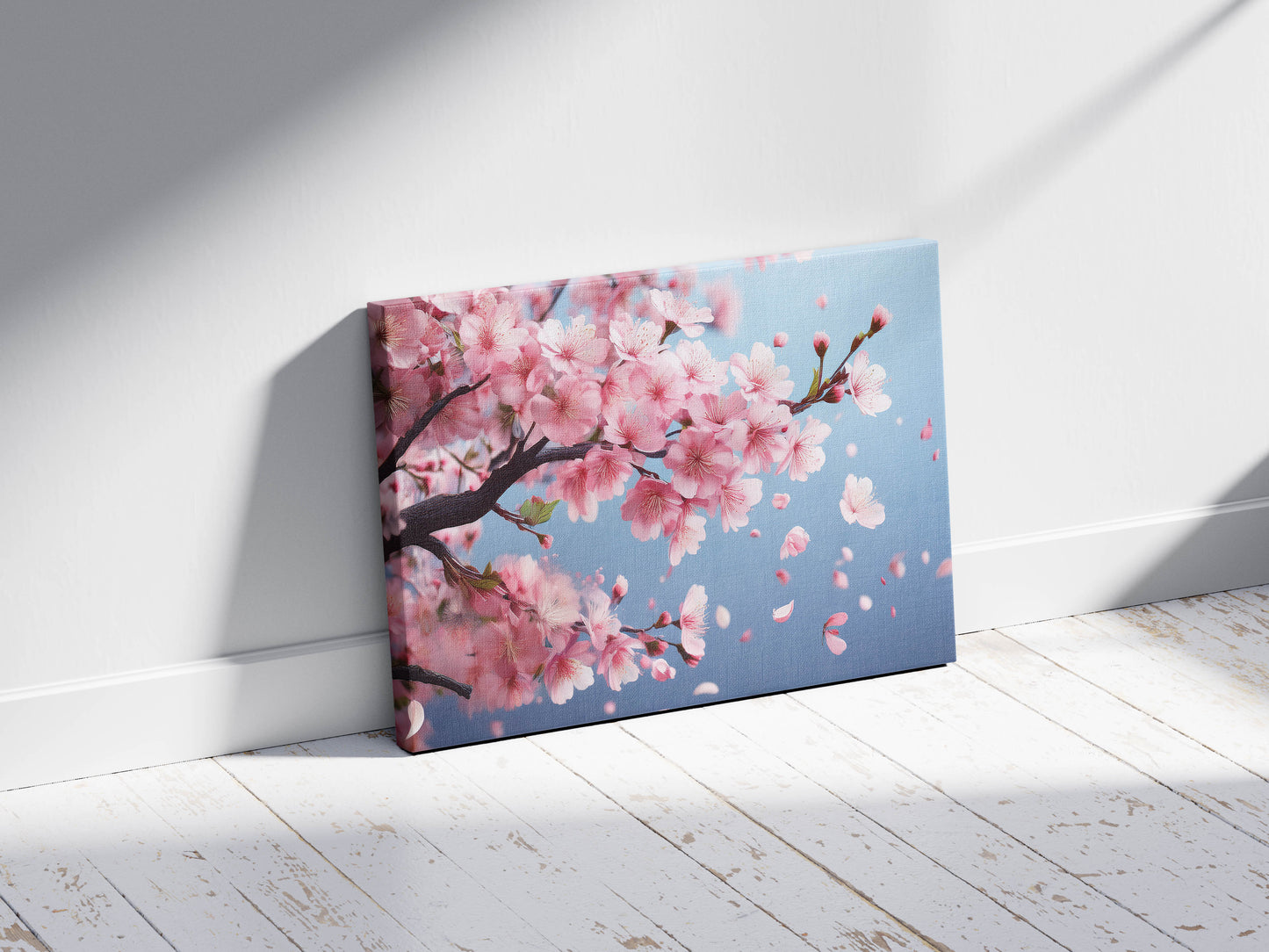 Pink Petals – Flowering Tree Canvas