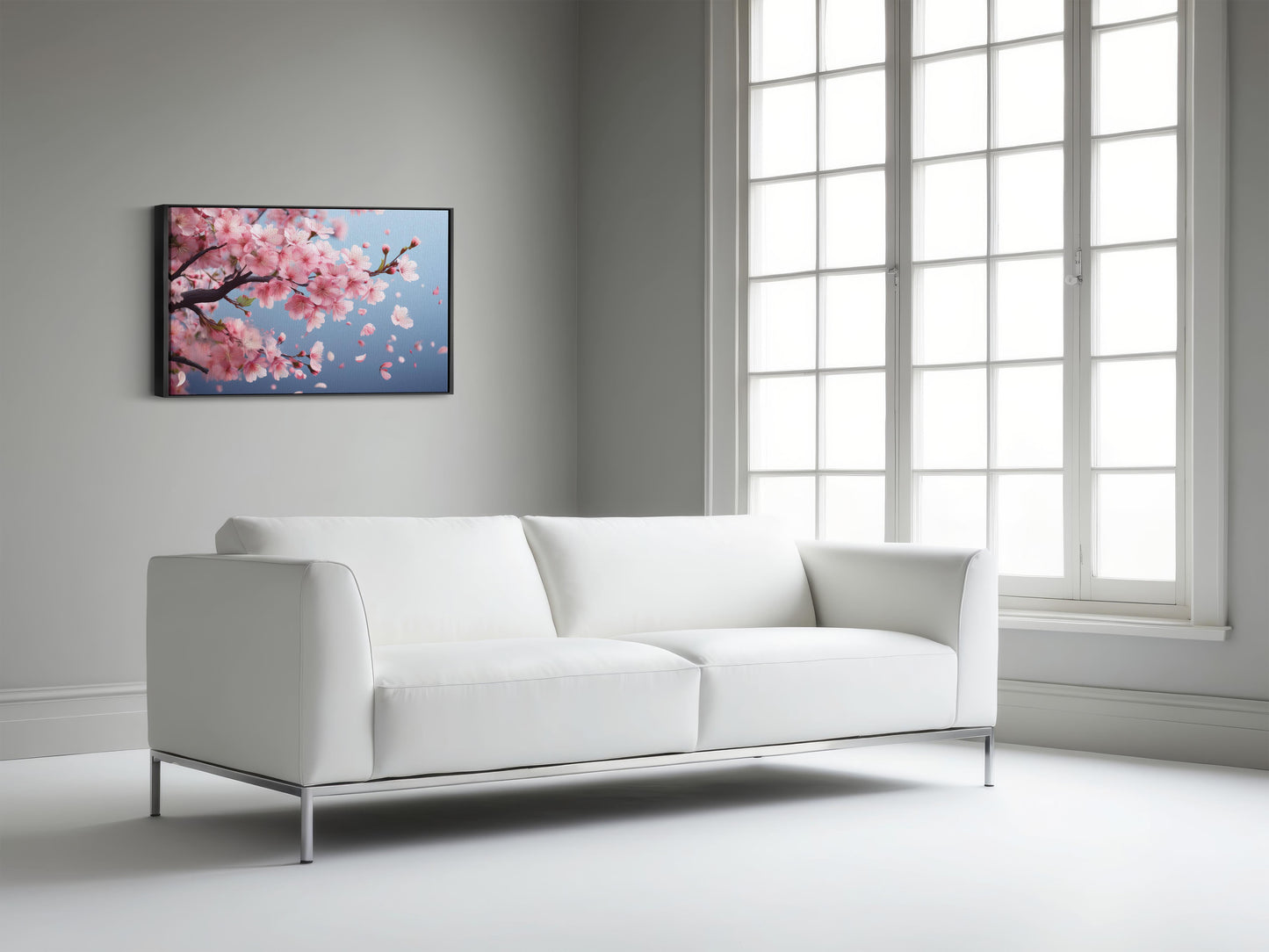 Pink Petals – Flowering Tree Canvas