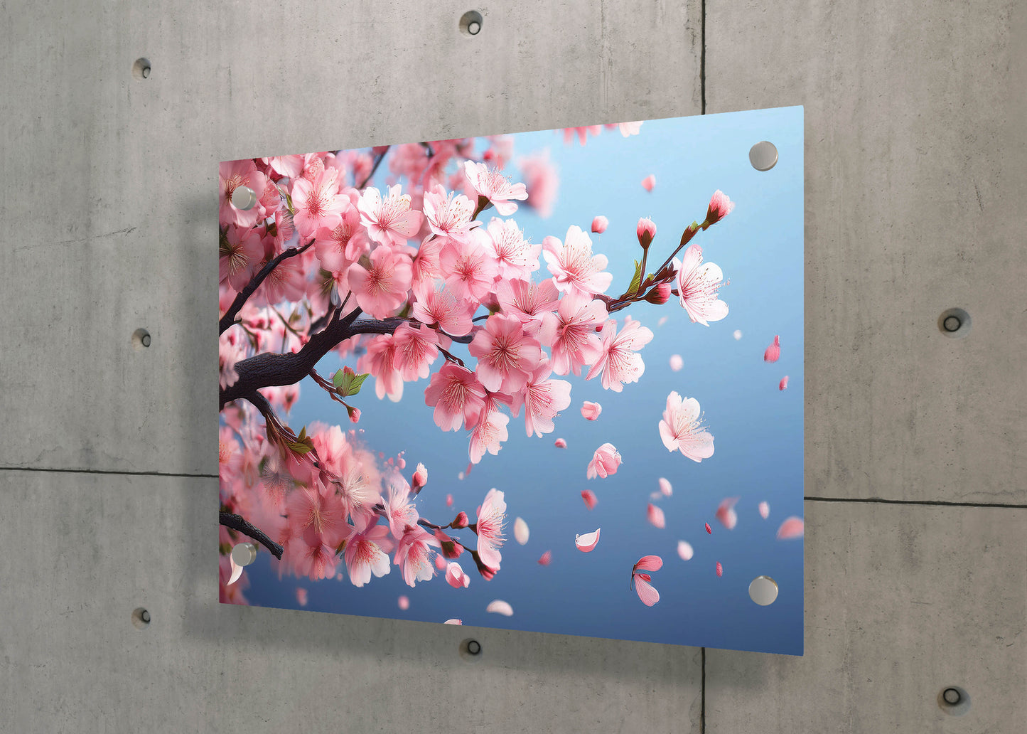 Pink Petals – Flowering Tree Canvas