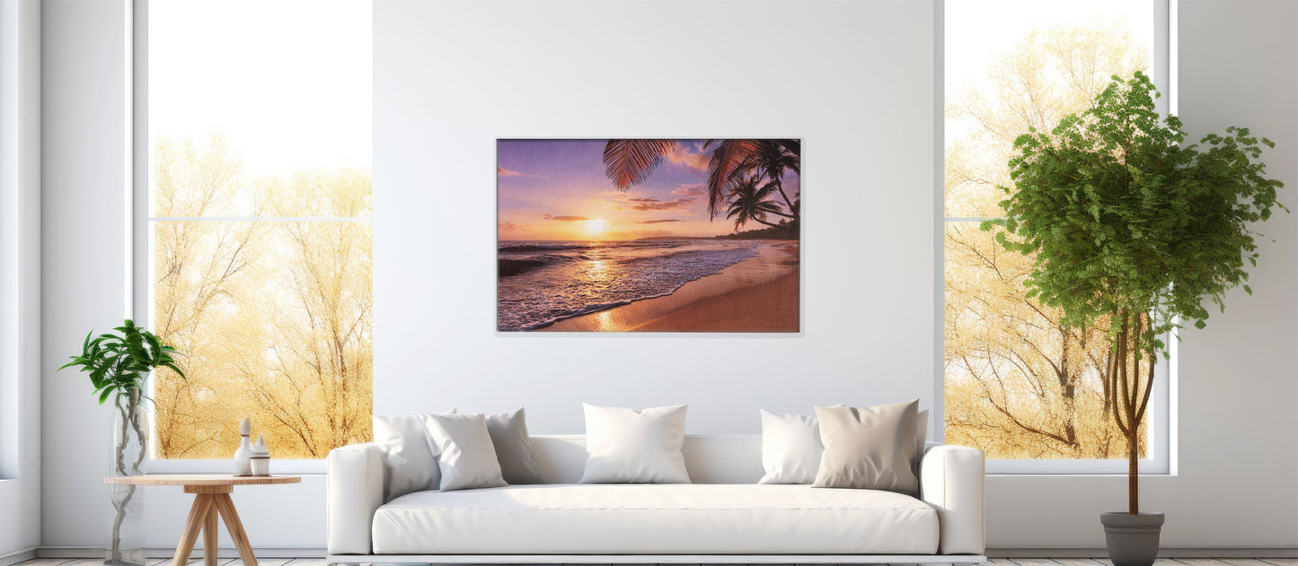 Coastal Calm – Beach Sunset Decor