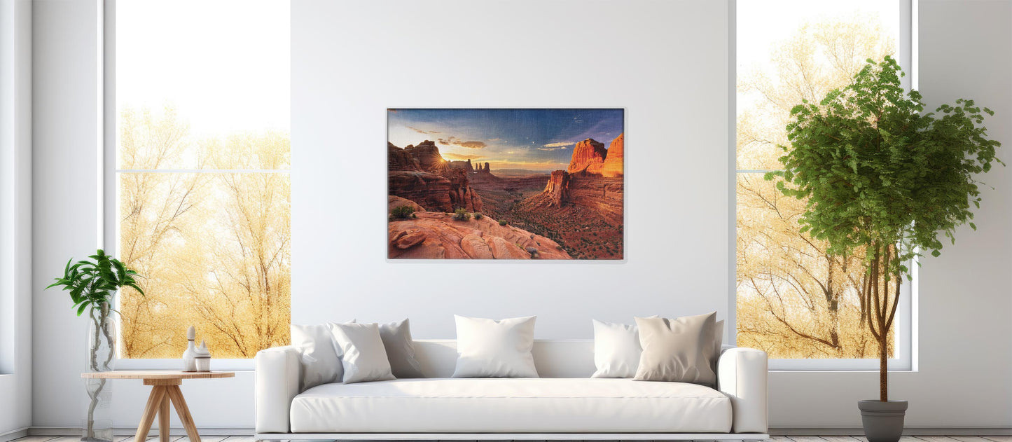 Sunset Stone – Rugged Canyon Scene