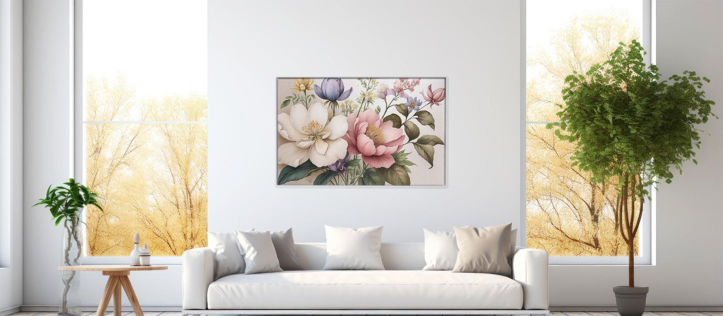 Timeless Garden – Classic Wildflower Sketch