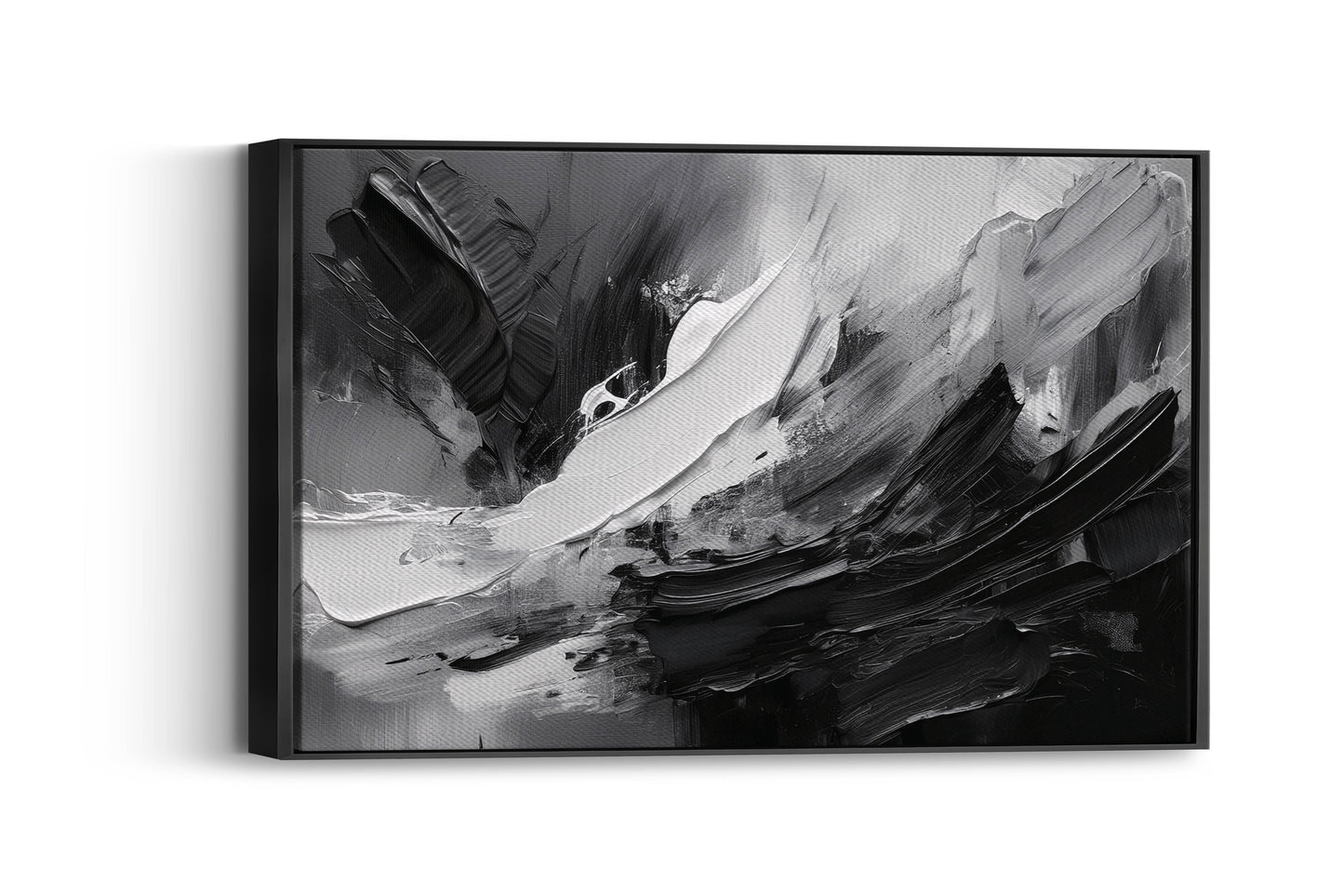 Raw Energy – Black & White Expressionist Art