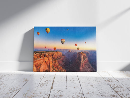 Canyon Rise – Balloon Sunrise Wall Art