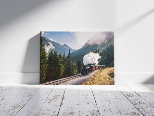 Steam Summit – Vintage Railway Print