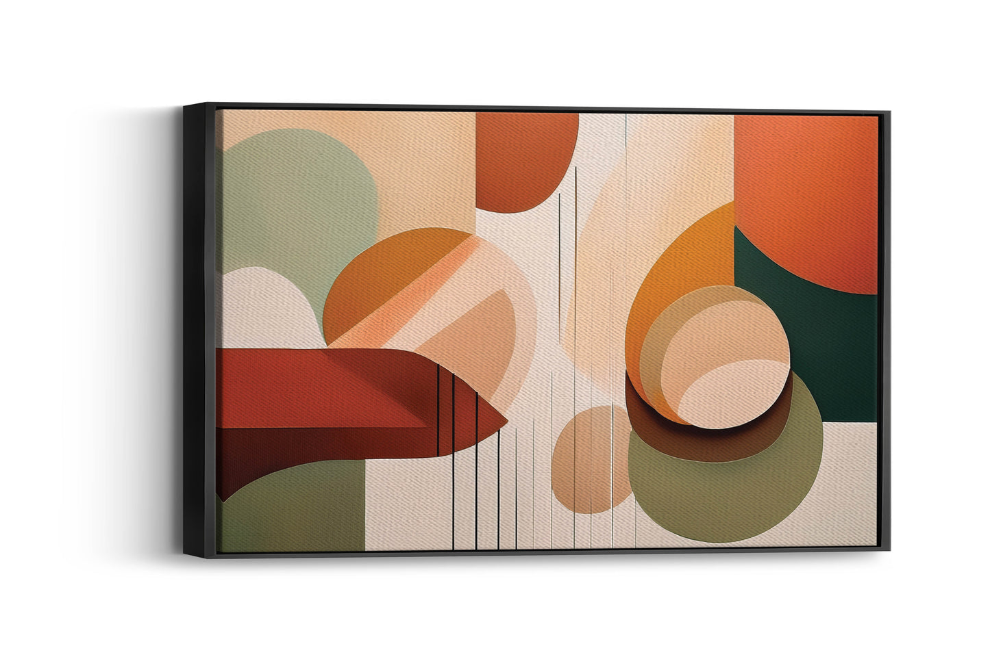 Natural Harmony โ Color Block Minimalist Print