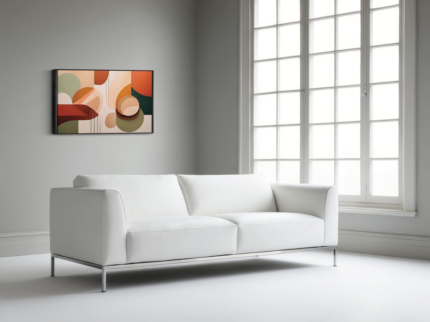 Natural Harmony โ Color Block Minimalist Print