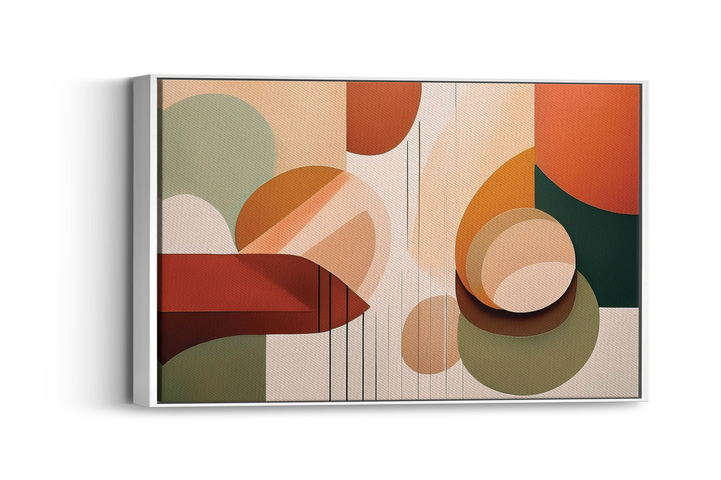 Natural Harmony โ Color Block Minimalist Print