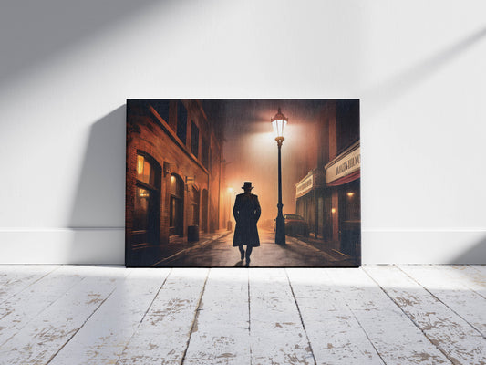 Noir Nights – A Vintage Mystery: Retro Movie Poster - Vintage Cinema Art