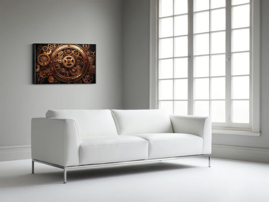 Cogheart Mechanica – Steampunk Soul: Steampunk Gear Art - Victorian Industrial Decor