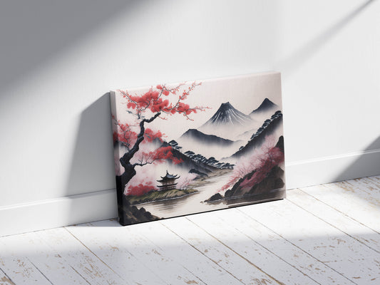 Whispers of Zen – Sumi-E Serenity: Sumi-e Ink Wash - Japanese Zen Art