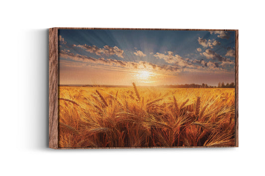 Golden Horizon Bliss – Capturing Nature’s Serenity in Stunning Wall Art