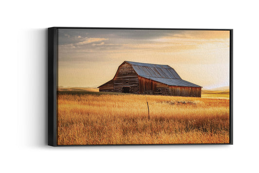 Rustic Sunset Barnscape