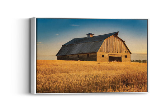 Rustic Sunset Hideaway – A Timeless Escape for Your Walls