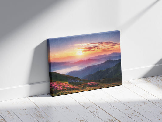 Mountain Sunrise Sojourn – Capturing Nature’s Serenity in Stunning Detail