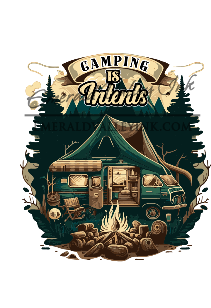 Camping Shirt - Camping is intents