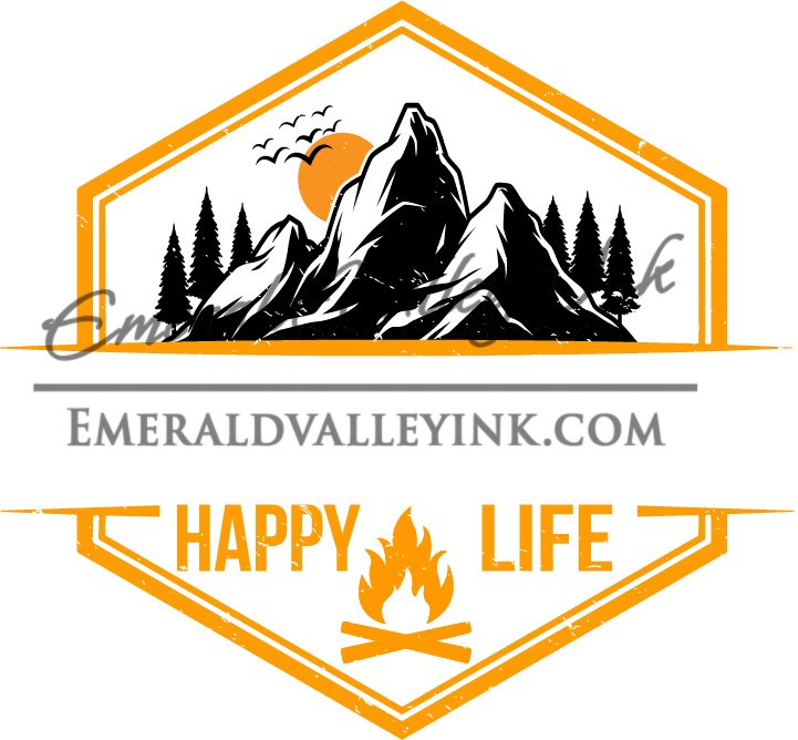 Camping Shirt - Happy Camper, Happy Life