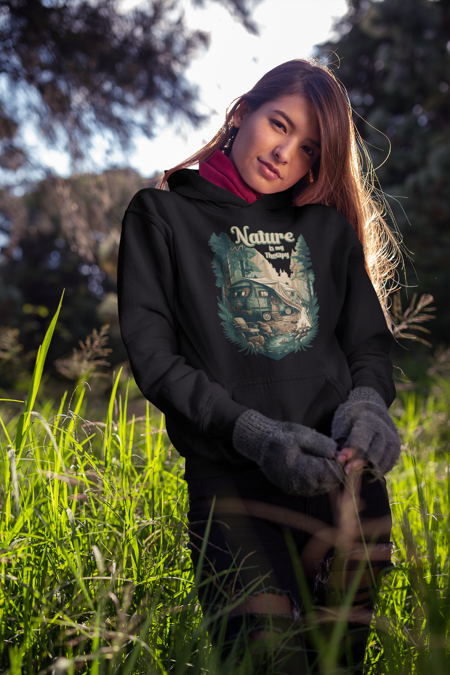 Camping Shirt - Nature is Theropy