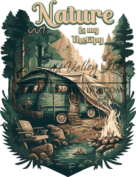Camping Shirt - Nature is Theropy