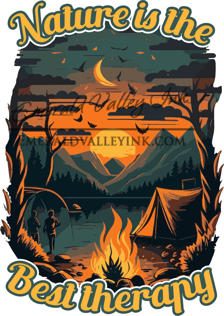 Camping Shirt - Nature is the Best Theropy
