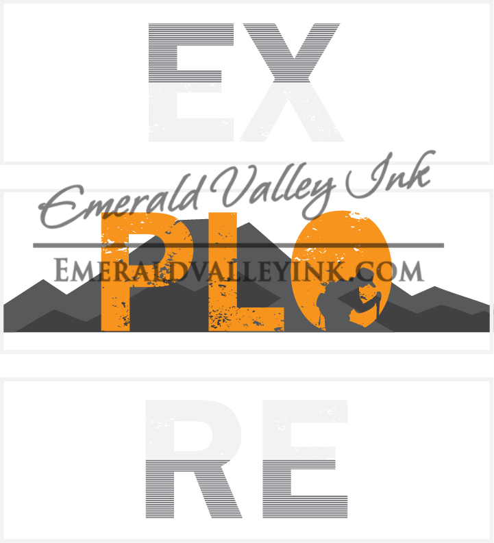 Explore - Orenge and White