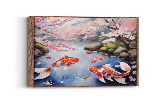 Koi Dreams- Blossoms and Ripples