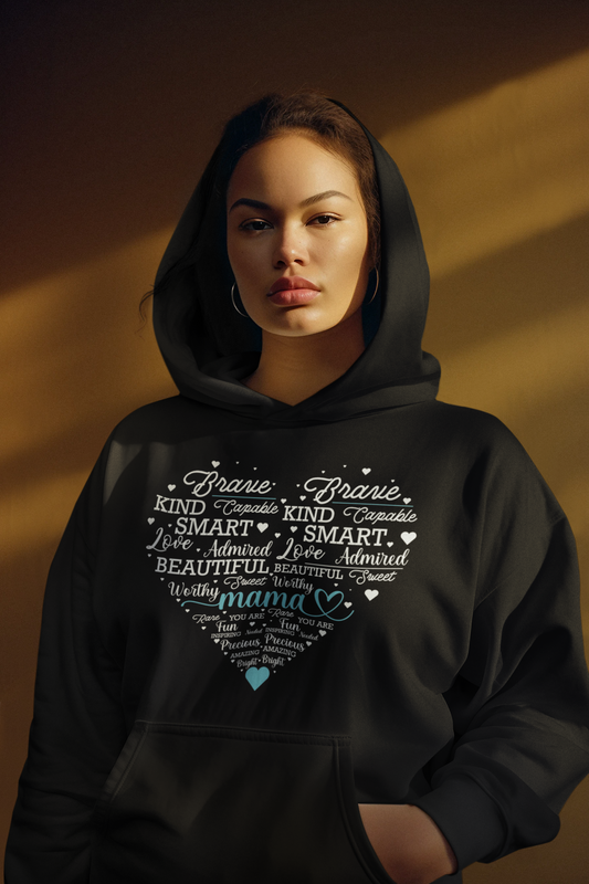 Mama - Brave, Kind, Capable, Smart, Beautiful, Sweet, Admired