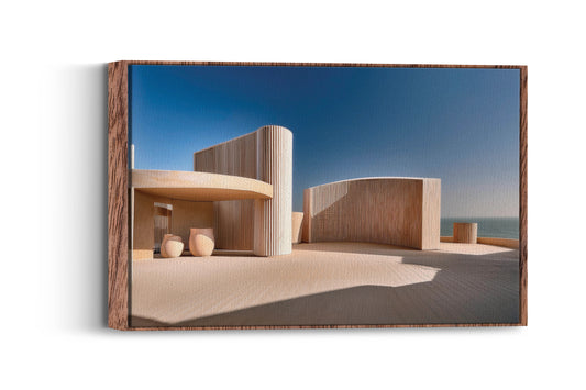 Serenity in Shapes- Desert Oasis Dreams