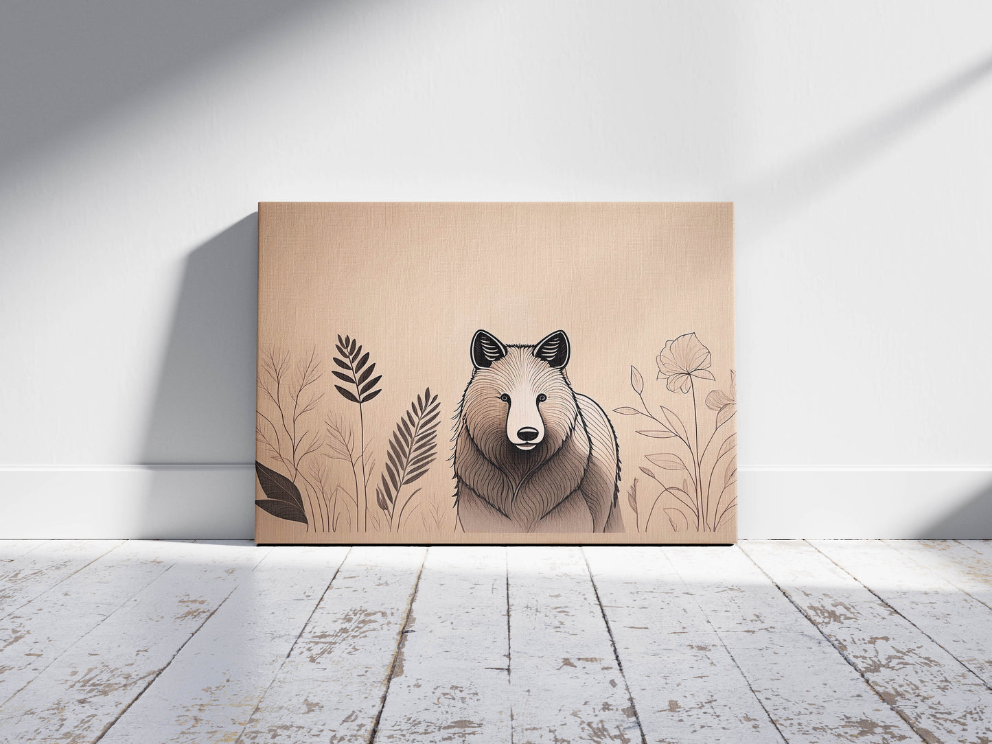 Serene Safari- Bear Blossom Art