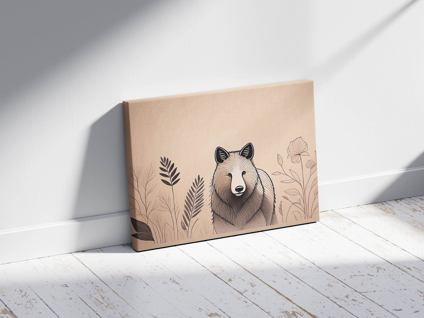 Serene Safari- Bear Blossom Art