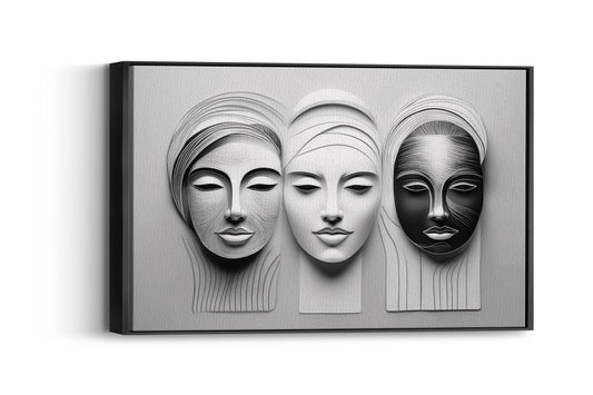 Serene Silhouettes- Trinity of Expression