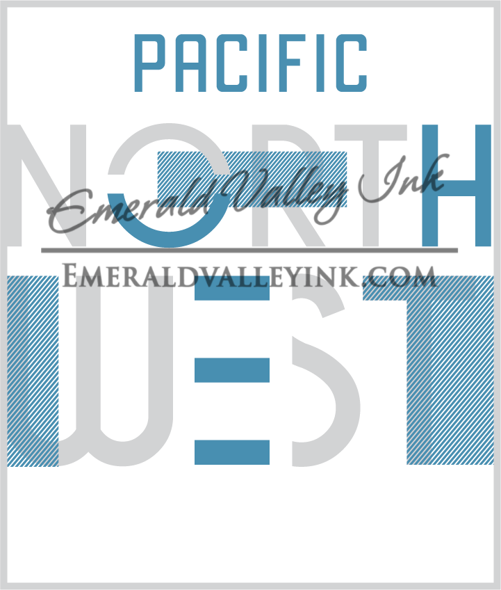 Pacific Northwest Blue and White