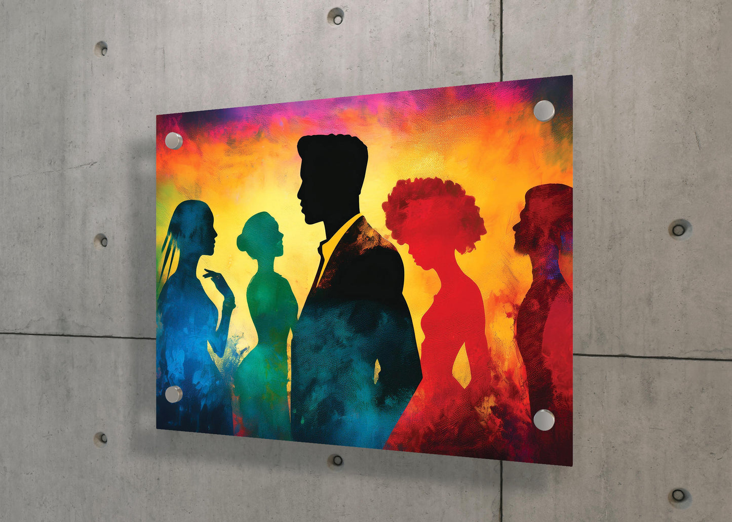 Silhouette Spectrum- Conversational Chaos