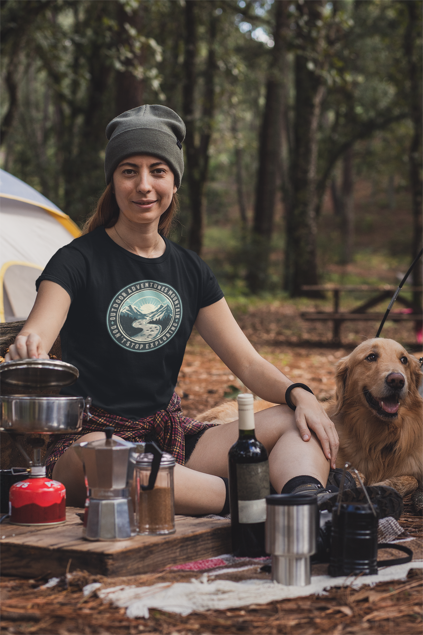 Vintage - Outdoor Adventures Mountain, Don't Stop Exploring
