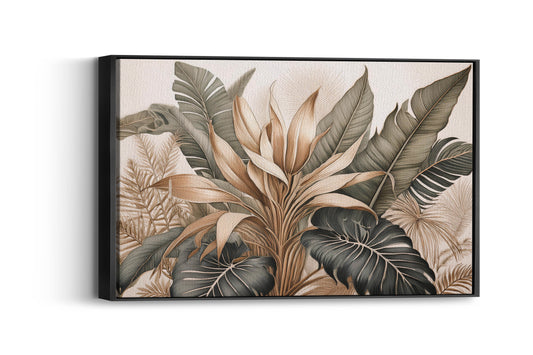 Tropical Canvas: Botanical Jungle Whispers