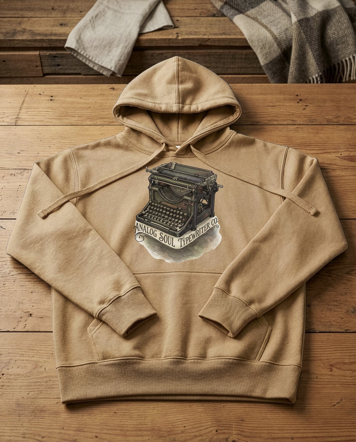 Typewriter | Structured Hoodie - sandstone.jpg