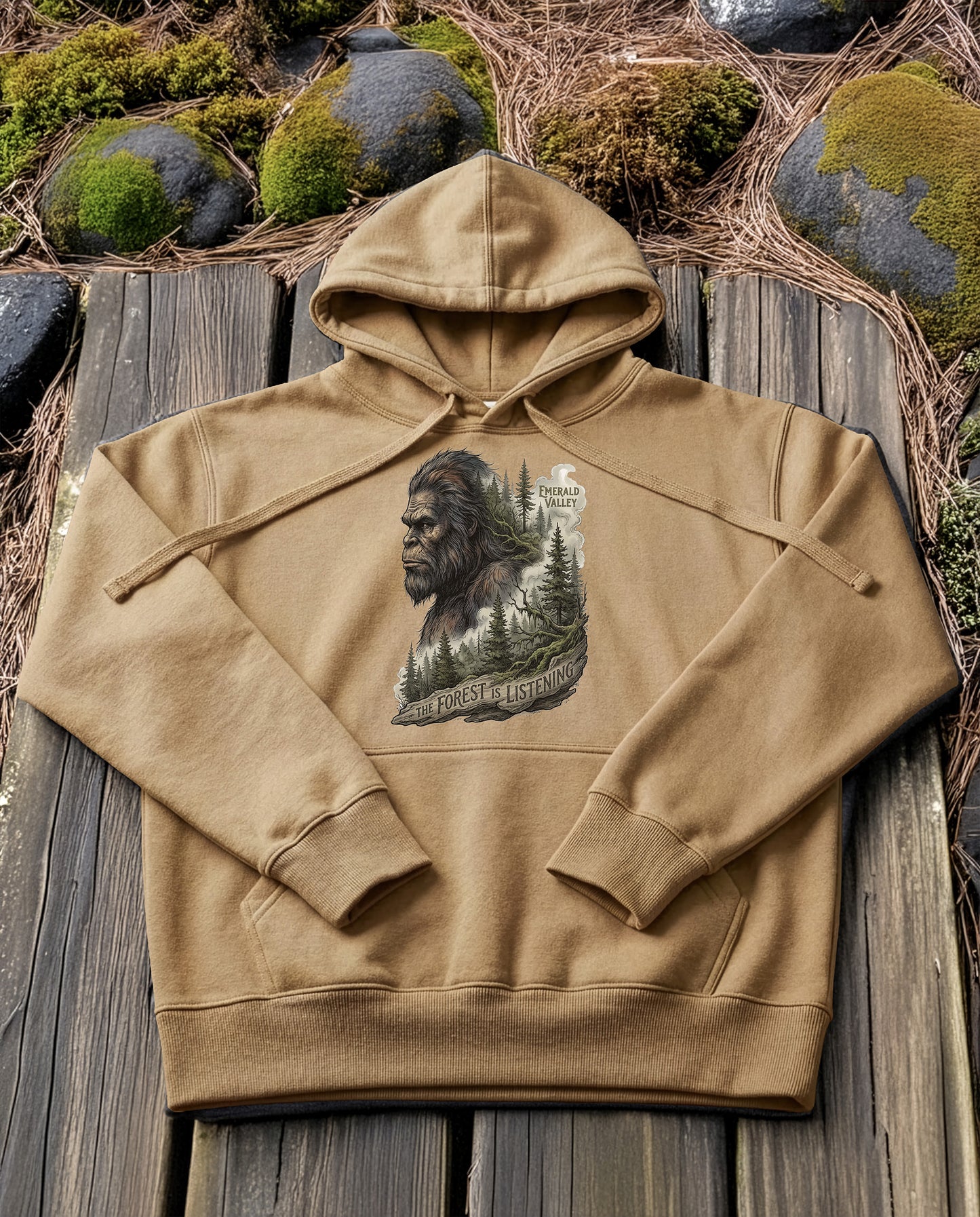 Forest Mind | Structured Hoodie - sandstone.jpg