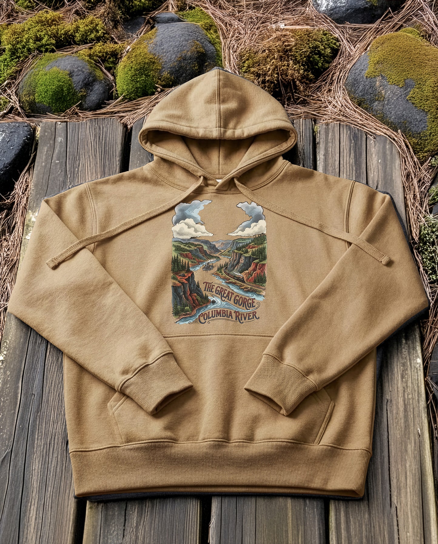 Great Gorge | Structured Hoodie - sandstone.jpg