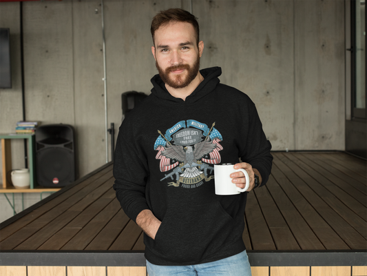 American Eagle Holding Rifles