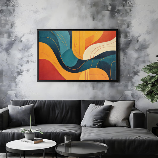 Atomic Balance – Abstract Vintage Shapes