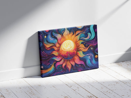 Electric Eden – 60s Spirit: Vintage Trip Poster - Colorful Psychedelic Print